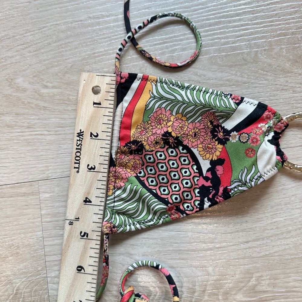 Sommer Swim Lucia Milla Bahamas Bikini Set S/M Women Boho Small Multicolor Nylon - Picture 4 of 9